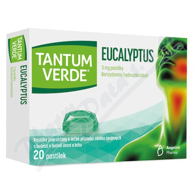 Tantum Verde Eucalyptus orm.pas. 20 x 3 mg