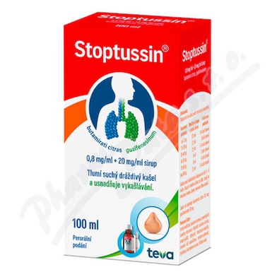 STOPTUSSIN SIRUP POR SIR 1X100ML + PIP SIR