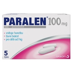 PARALEN pro děti 100 mg 5 čípků