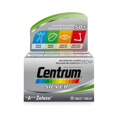 Centrum Silver 50+ s multi-efektem 30 tablet