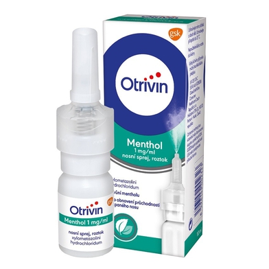 Otrivin menthol nosní sprej 1MG/ML, 10ML