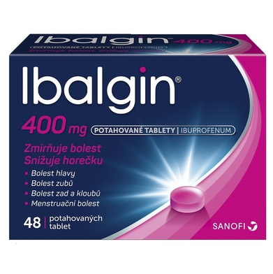 IBALGIN 400 mg 48 potahovaných tablet