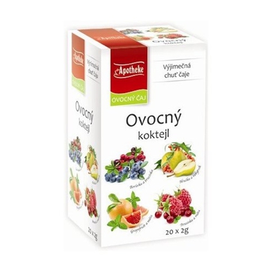 Apotheke čaj Ovocný koktejl 4v1 20 x 2 g