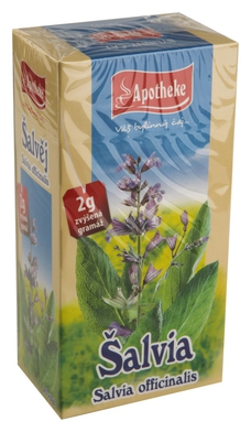 Apotheke čaj Šalvěj lékařská 20 x 2 g
