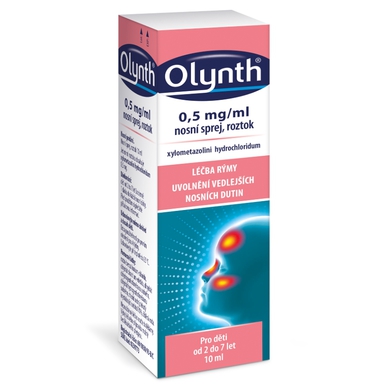 OLYNTH® 0,5 mg/ml nosní sprej, roztok pro děti od 2 let 10 ml