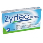 Zyrtec 10 mg 20 tablet