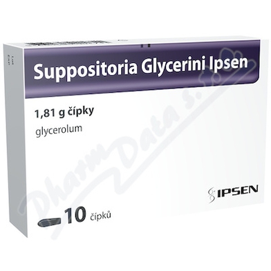 Suppositoria Glycerini Ipsen 1.81 g čípky 10ks