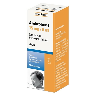 AMBROBENE 15 mg/5 ml sirup 100 ml
