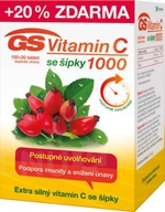 GS Vitamin C1000 se šípky 100+20 tablet