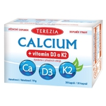 TEREZIA CALCIUM + vitamin D3 a K2 30 kapslí